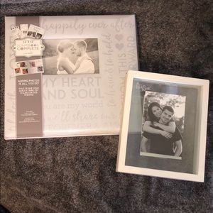 Wedding Scrapbook and Wooden Frame